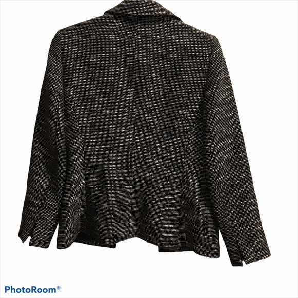 Kasper Women’s Suit Jacket, Size 6, B/W Textured - Picture 4 of 4